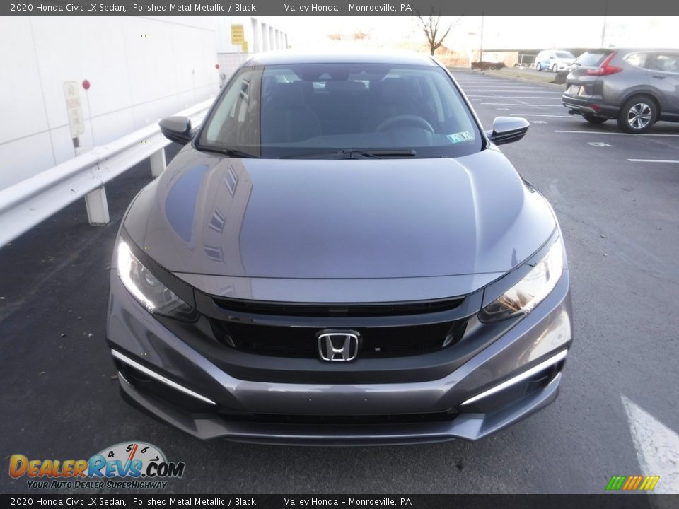 2020 Honda Civic LX Sedan Polished Metal Metallic / Black Photo #4