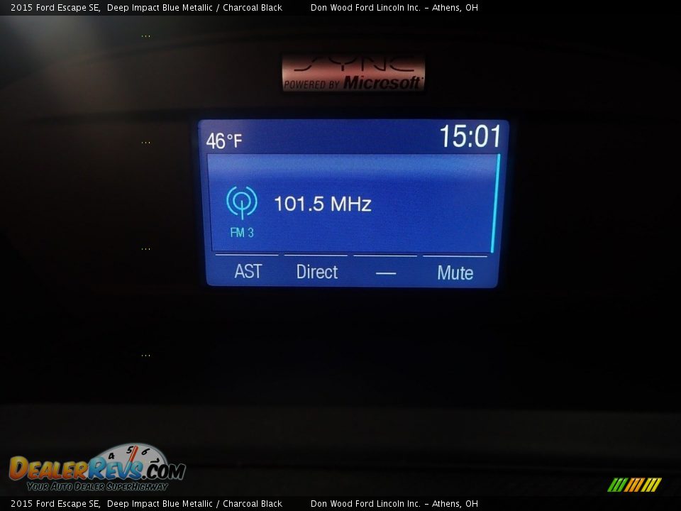2015 Ford Escape SE Deep Impact Blue Metallic / Charcoal Black Photo #25