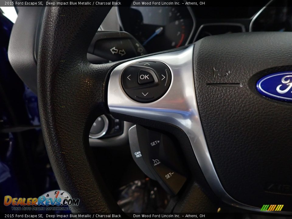 2015 Ford Escape SE Deep Impact Blue Metallic / Charcoal Black Photo #28