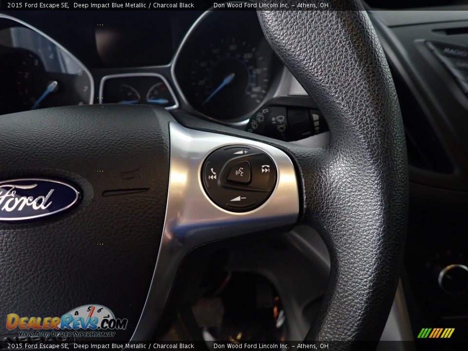 2015 Ford Escape SE Deep Impact Blue Metallic / Charcoal Black Photo #29