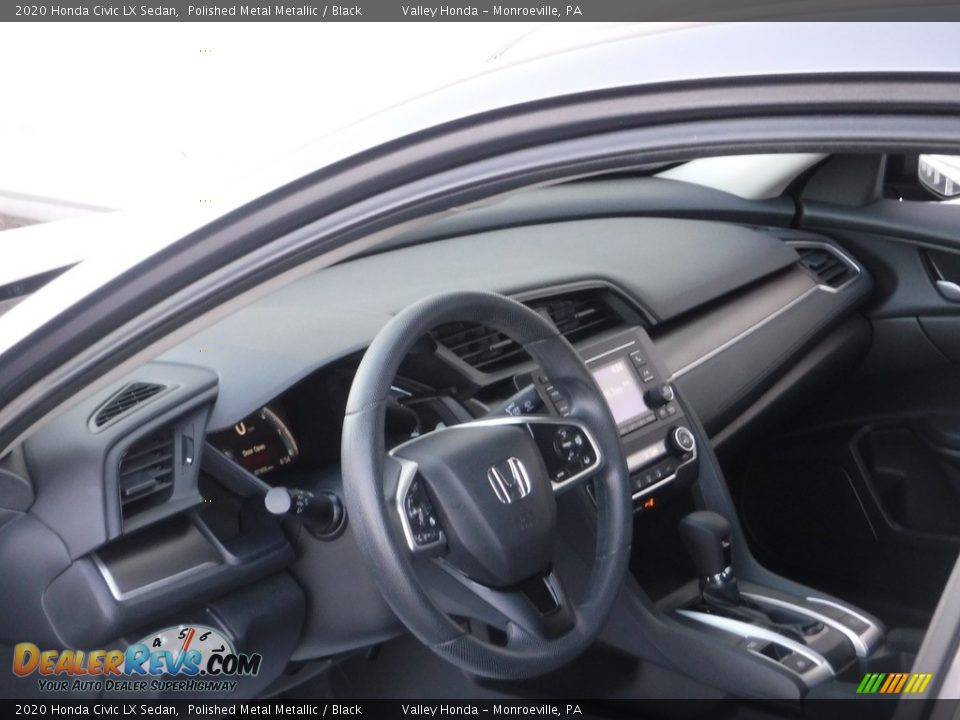 2020 Honda Civic LX Sedan Polished Metal Metallic / Black Photo #9