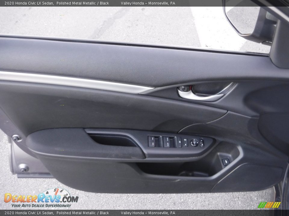 2020 Honda Civic LX Sedan Polished Metal Metallic / Black Photo #10