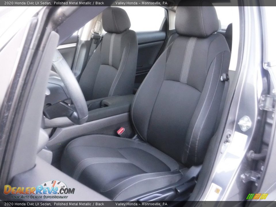 2020 Honda Civic LX Sedan Polished Metal Metallic / Black Photo #11