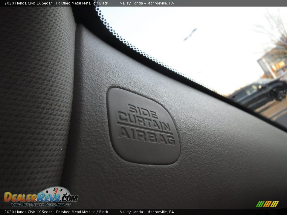 2020 Honda Civic LX Sedan Polished Metal Metallic / Black Photo #13