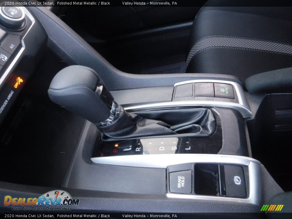 2020 Honda Civic LX Sedan Polished Metal Metallic / Black Photo #14