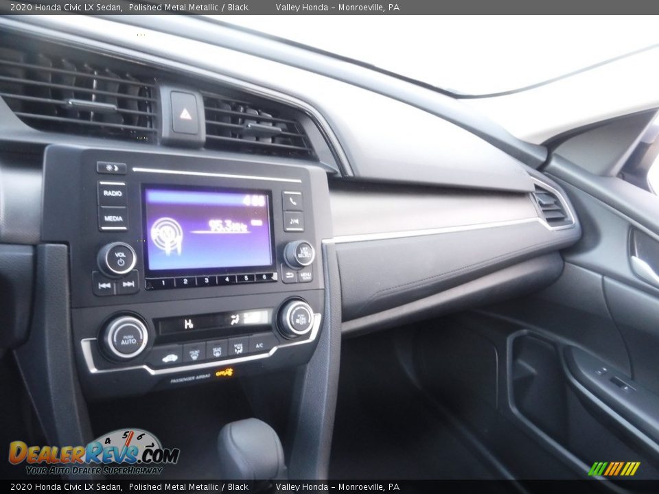 2020 Honda Civic LX Sedan Polished Metal Metallic / Black Photo #15