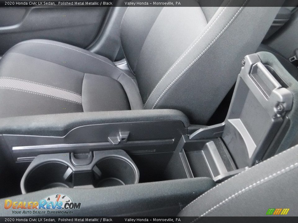 2020 Honda Civic LX Sedan Polished Metal Metallic / Black Photo #21