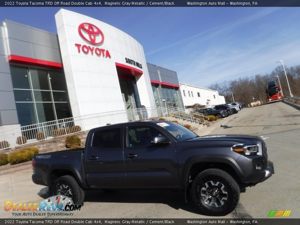 2022 Toyota Tacoma TRD Off Road Double Cab 4x4 Magnetic Gray Metallic / Cement/Black Photo #2