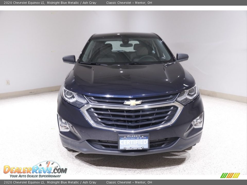 2020 Chevrolet Equinox LS Midnight Blue Metallic / Ash Gray Photo #2