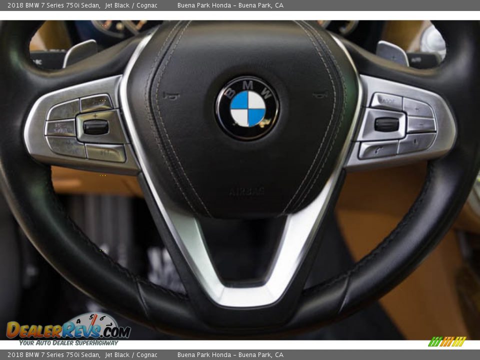 2018 BMW 7 Series 750i Sedan Steering Wheel Photo #13