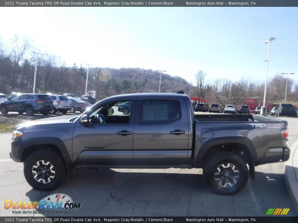 2022 Toyota Tacoma TRD Off Road Double Cab 4x4 Magnetic Gray Metallic / Cement/Black Photo #13