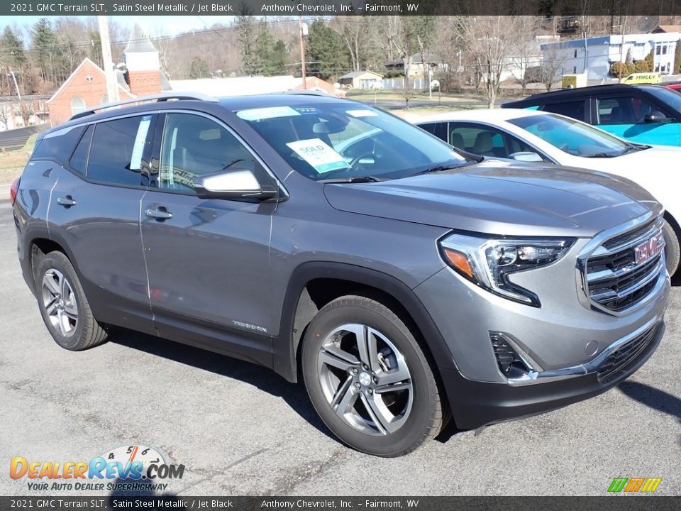 2021 GMC Terrain SLT Satin Steel Metallic / Jet Black Photo #1