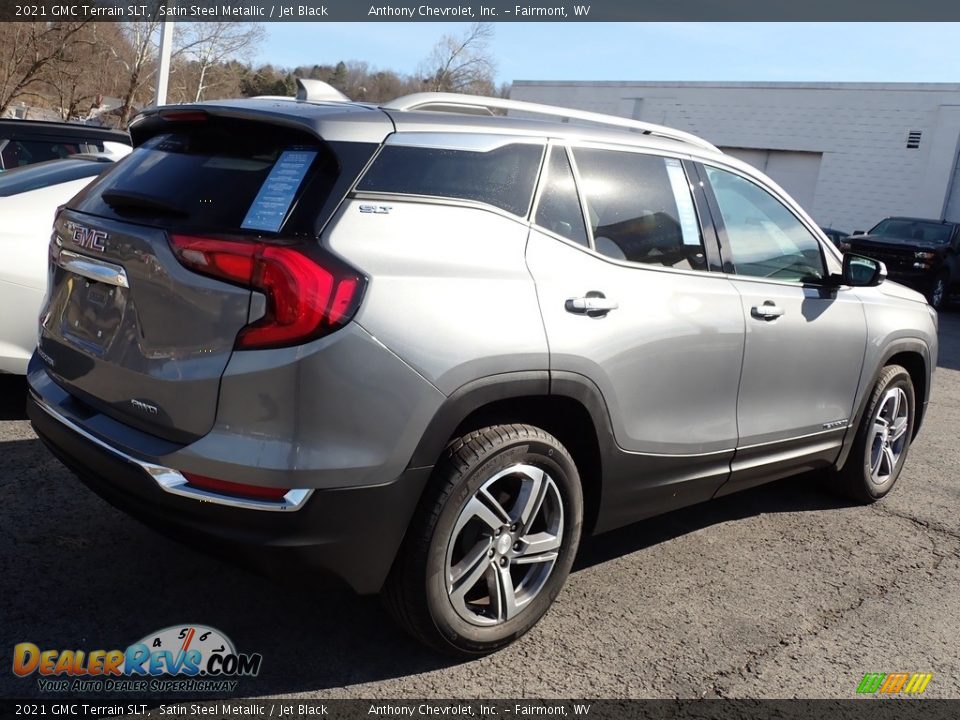 2021 GMC Terrain SLT Satin Steel Metallic / Jet Black Photo #2