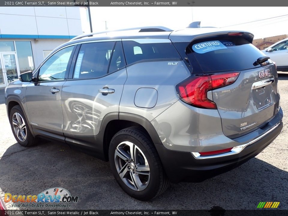 2021 GMC Terrain SLT Satin Steel Metallic / Jet Black Photo #3