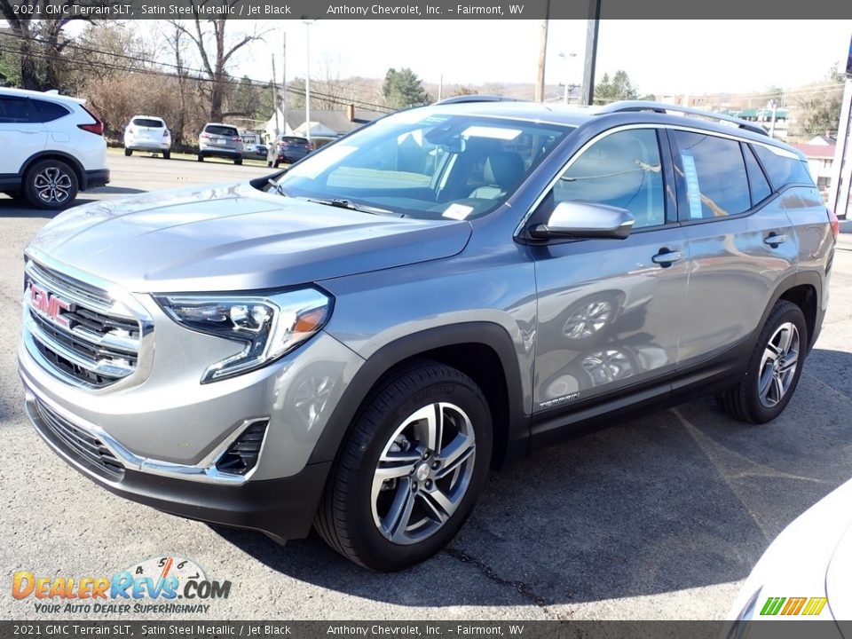 2021 GMC Terrain SLT Satin Steel Metallic / Jet Black Photo #4