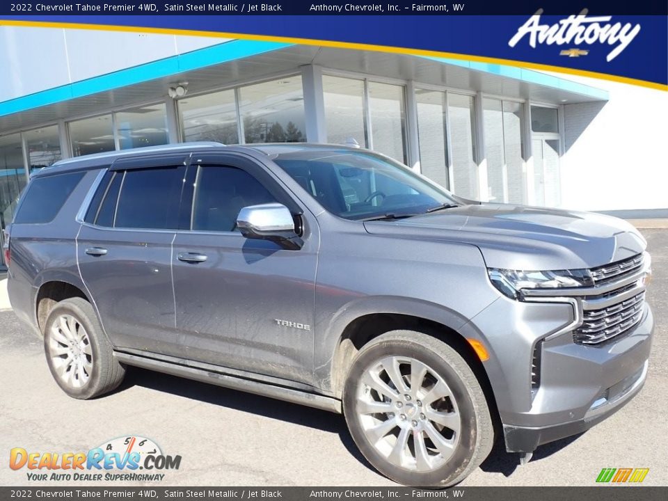 2022 Chevrolet Tahoe Premier 4WD Satin Steel Metallic / Jet Black Photo #1