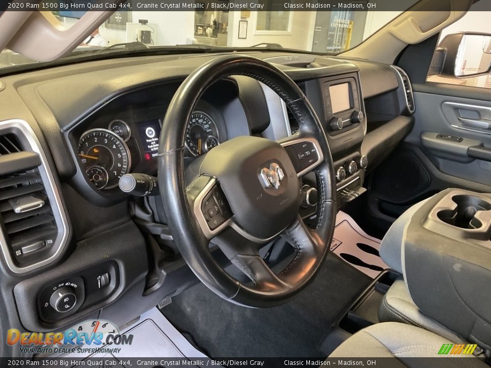 2020 Ram 1500 Big Horn Quad Cab 4x4 Granite Crystal Metallic / Black/Diesel Gray Photo #5