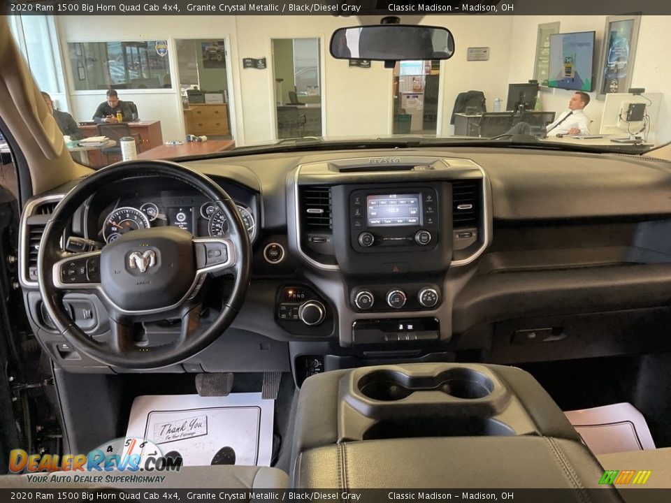 2020 Ram 1500 Big Horn Quad Cab 4x4 Granite Crystal Metallic / Black/Diesel Gray Photo #7