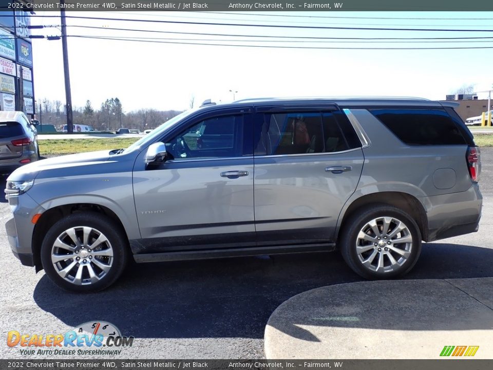 2022 Chevrolet Tahoe Premier 4WD Satin Steel Metallic / Jet Black Photo #7
