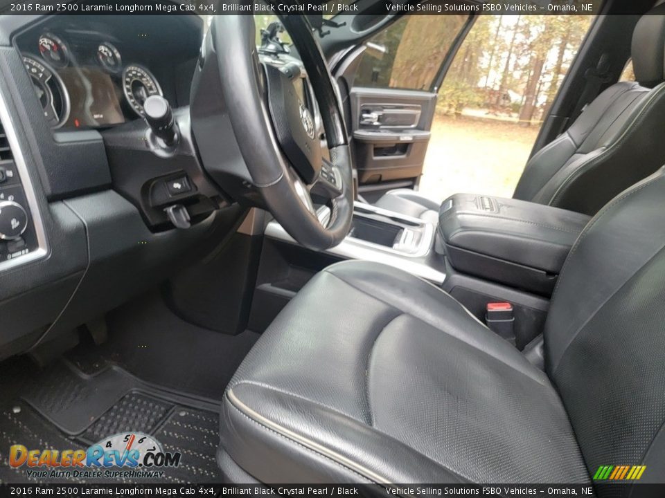 Front Seat of 2016 Ram 2500 Laramie Longhorn Mega Cab 4x4 Photo #3