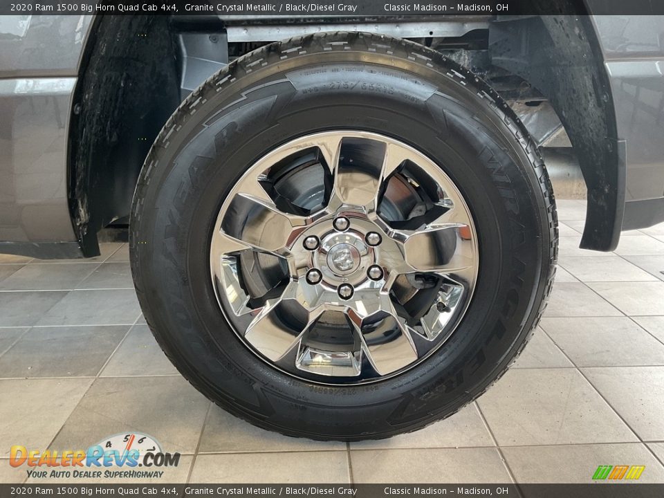2020 Ram 1500 Big Horn Quad Cab 4x4 Granite Crystal Metallic / Black/Diesel Gray Photo #13