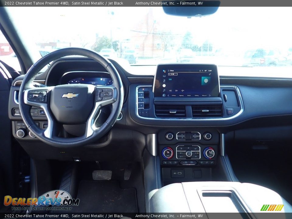 2022 Chevrolet Tahoe Premier 4WD Satin Steel Metallic / Jet Black Photo #13