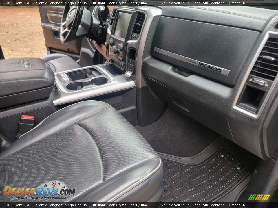 Dashboard of 2016 Ram 2500 Laramie Longhorn Mega Cab 4x4 Photo #4