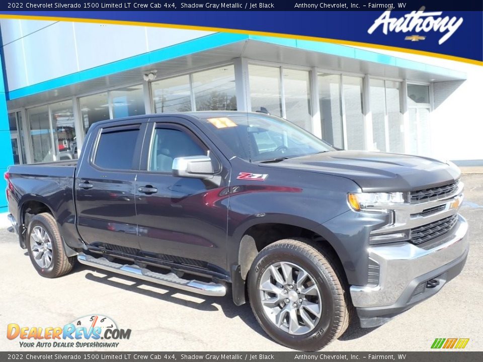 2022 Chevrolet Silverado 1500 Limited LT Crew Cab 4x4 Shadow Gray Metallic / Jet Black Photo #1