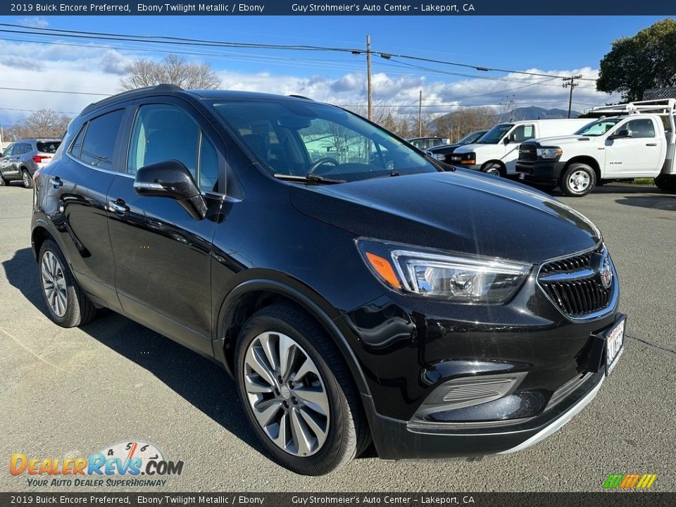 2019 Buick Encore Preferred Ebony Twilight Metallic / Ebony Photo #1