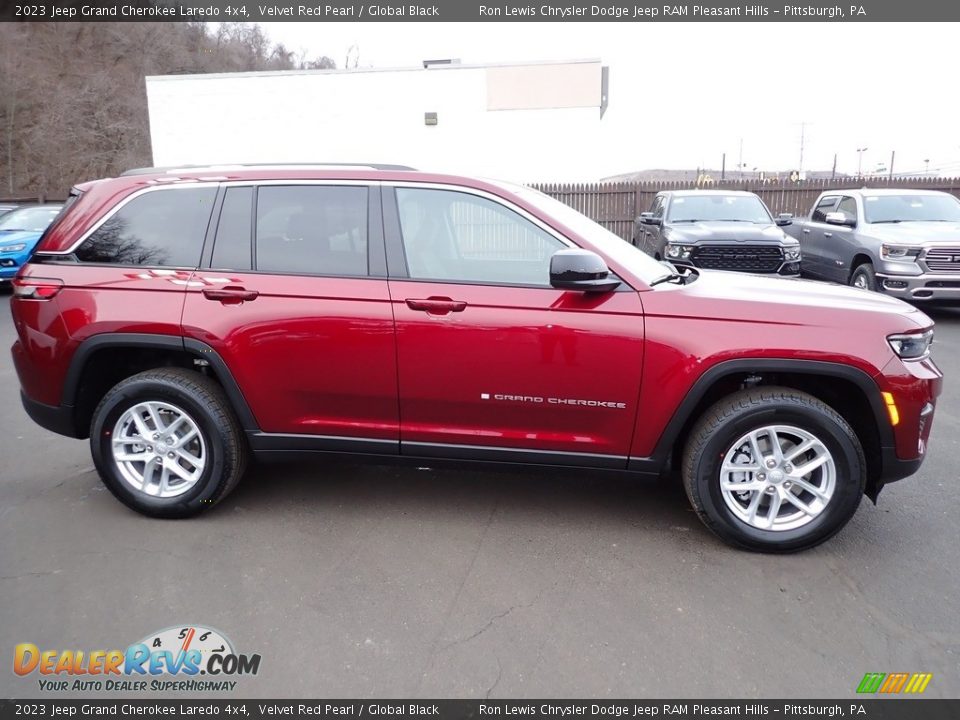 Velvet Red Pearl 2023 Jeep Grand Cherokee Laredo 4x4 Photo #7