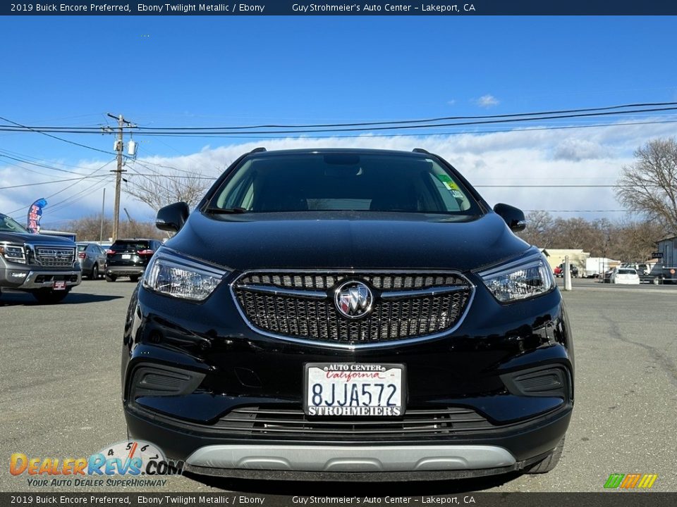 2019 Buick Encore Preferred Ebony Twilight Metallic / Ebony Photo #2