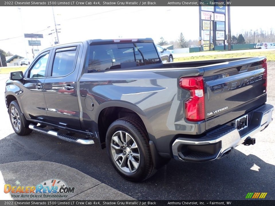 2022 Chevrolet Silverado 1500 Limited LT Crew Cab 4x4 Shadow Gray Metallic / Jet Black Photo #6