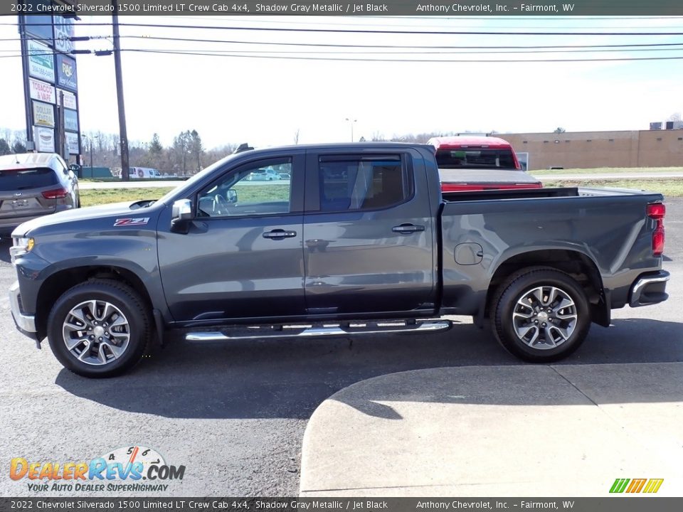 2022 Chevrolet Silverado 1500 Limited LT Crew Cab 4x4 Shadow Gray Metallic / Jet Black Photo #7