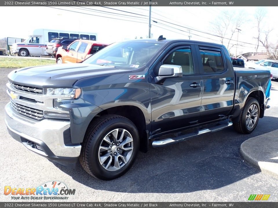 2022 Chevrolet Silverado 1500 Limited LT Crew Cab 4x4 Shadow Gray Metallic / Jet Black Photo #8