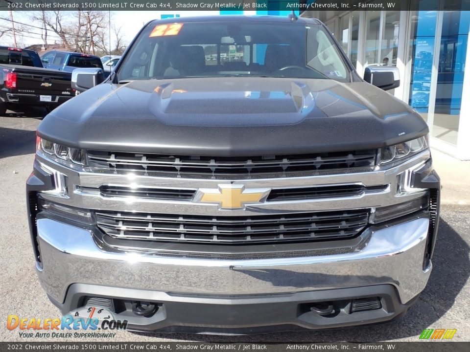 2022 Chevrolet Silverado 1500 Limited LT Crew Cab 4x4 Shadow Gray Metallic / Jet Black Photo #9