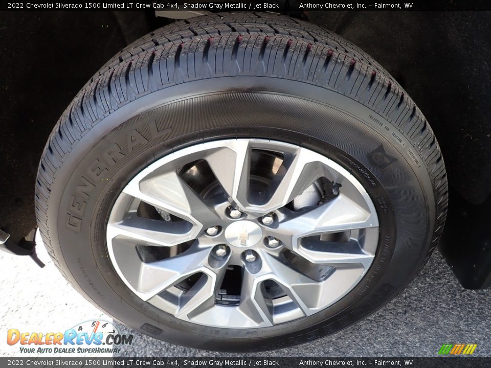 2022 Chevrolet Silverado 1500 Limited LT Crew Cab 4x4 Shadow Gray Metallic / Jet Black Photo #10