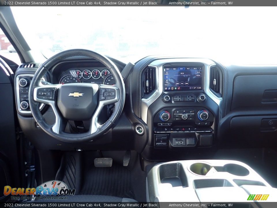 2022 Chevrolet Silverado 1500 Limited LT Crew Cab 4x4 Shadow Gray Metallic / Jet Black Photo #13