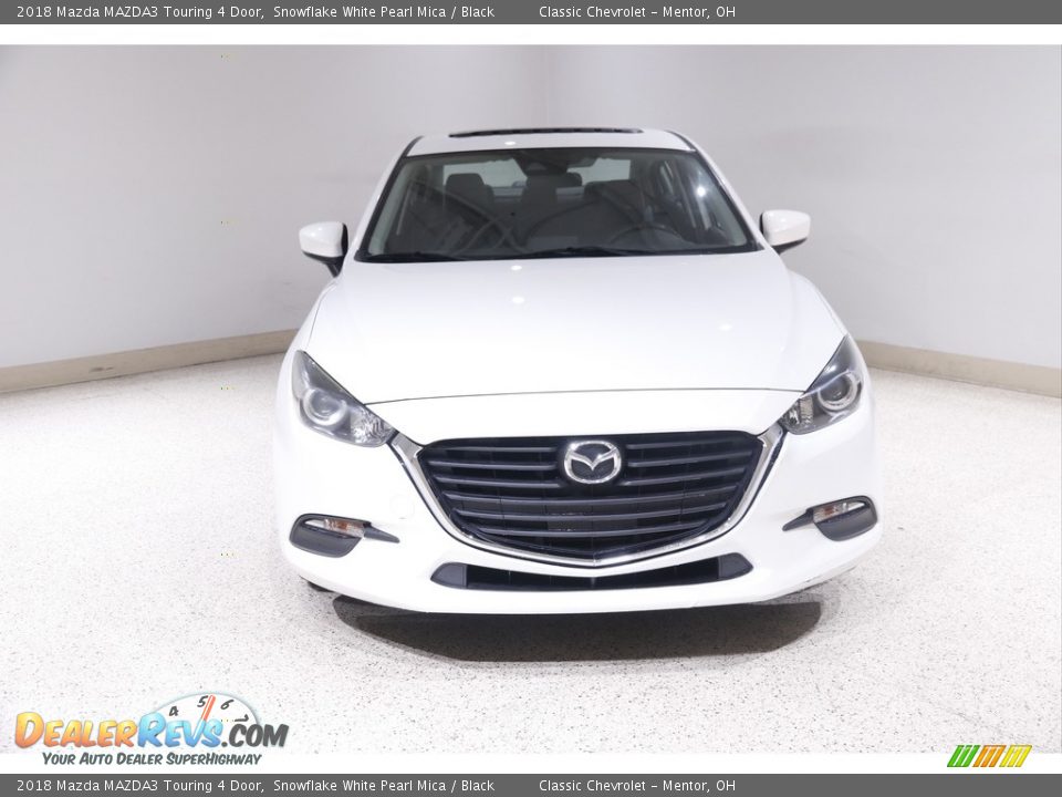 2018 Mazda MAZDA3 Touring 4 Door Snowflake White Pearl Mica / Black Photo #2