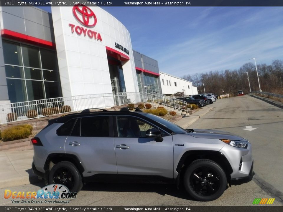 Silver Sky Metallic 2021 Toyota RAV4 XSE AWD Hybrid Photo #2