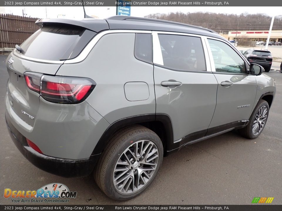 2023 Jeep Compass Limited 4x4 Sting-Gray / Steel Gray Photo #6