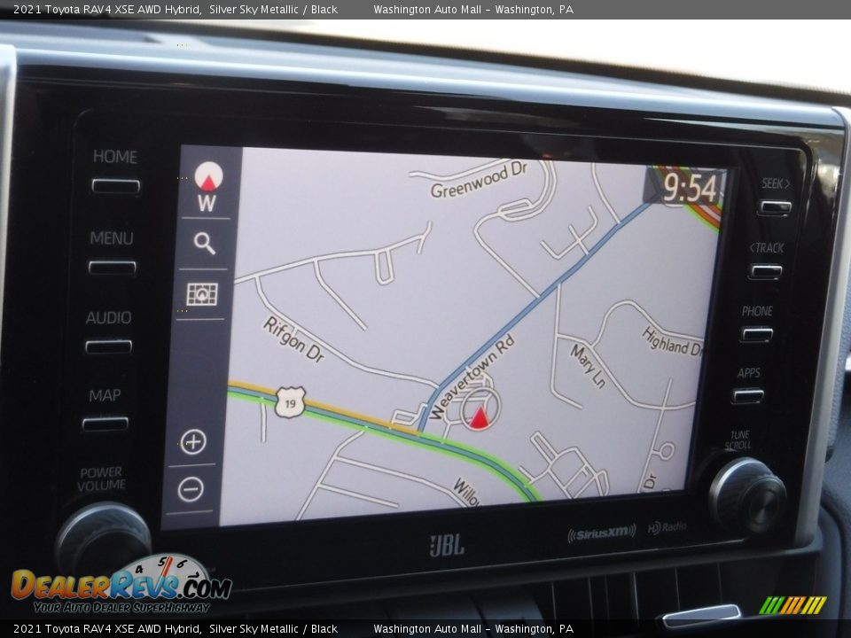 Navigation of 2021 Toyota RAV4 XSE AWD Hybrid Photo #5
