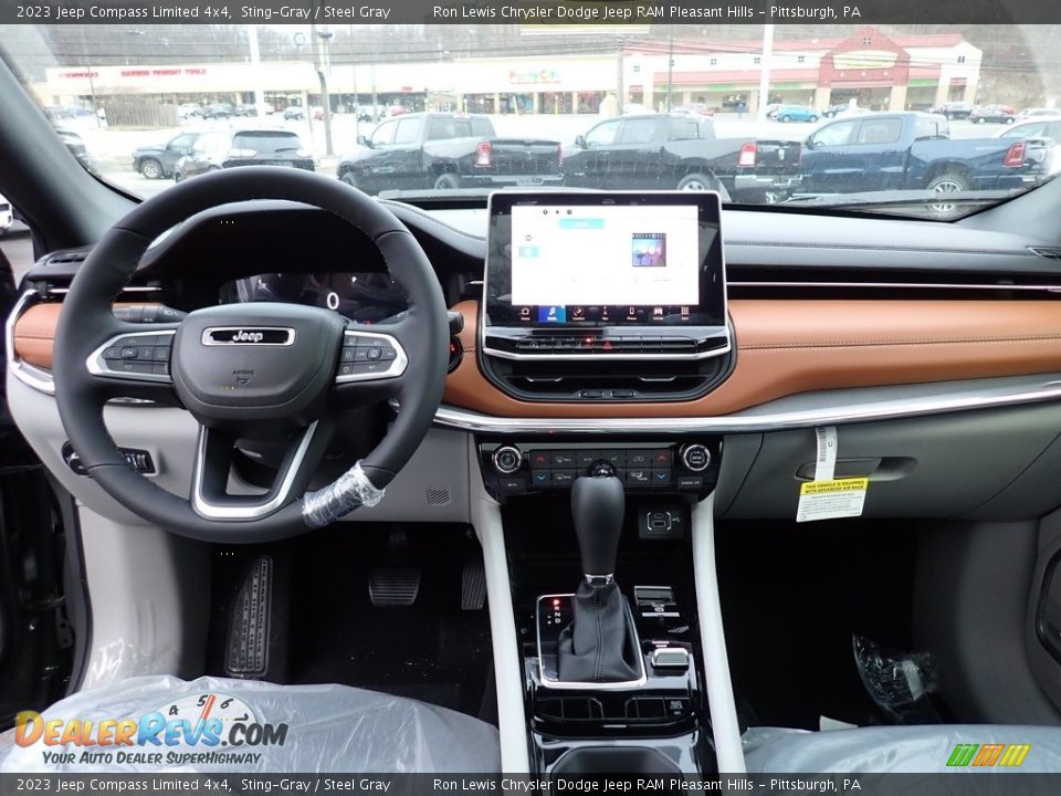 Dashboard of 2023 Jeep Compass Limited 4x4 Photo #13