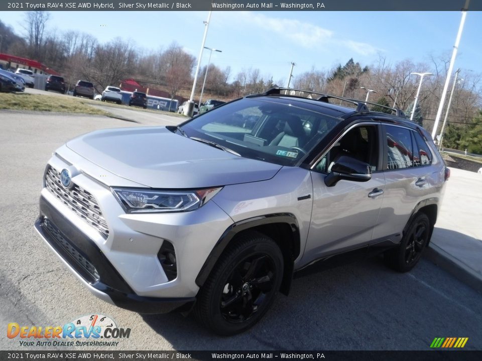 2021 Toyota RAV4 XSE AWD Hybrid Silver Sky Metallic / Black Photo #13