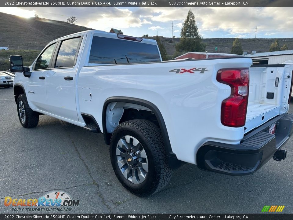 2022 Chevrolet Silverado 2500HD Custom Double Cab 4x4 Summit White / Jet Black Photo #4