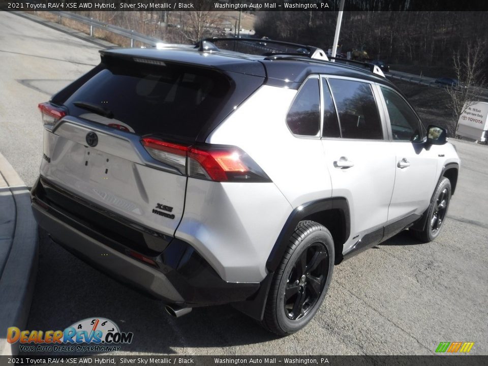 2021 Toyota RAV4 XSE AWD Hybrid Silver Sky Metallic / Black Photo #18