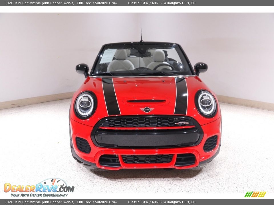 2020 Mini Convertible John Cooper Works Chili Red / Satellite Gray Photo #3