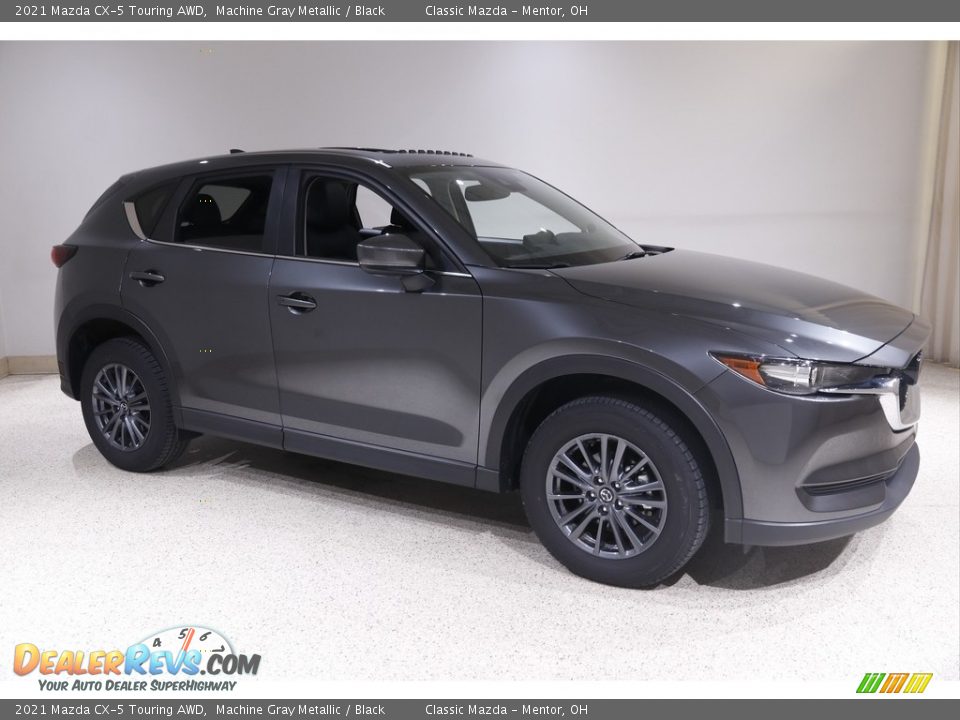 2021 Mazda CX-5 Touring AWD Machine Gray Metallic / Black Photo #1