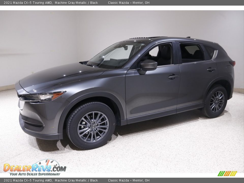 2021 Mazda CX-5 Touring AWD Machine Gray Metallic / Black Photo #3