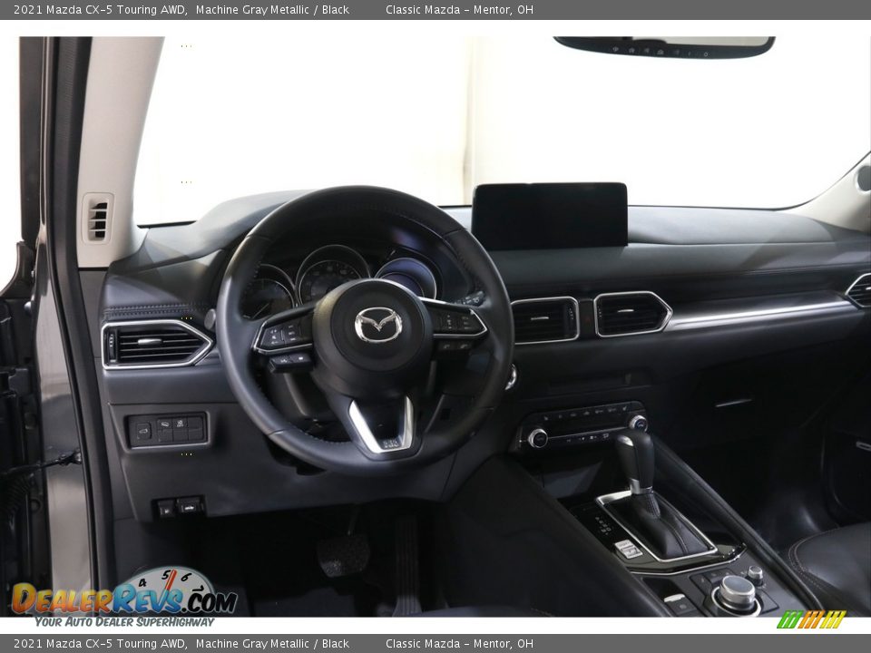 2021 Mazda CX-5 Touring AWD Machine Gray Metallic / Black Photo #6