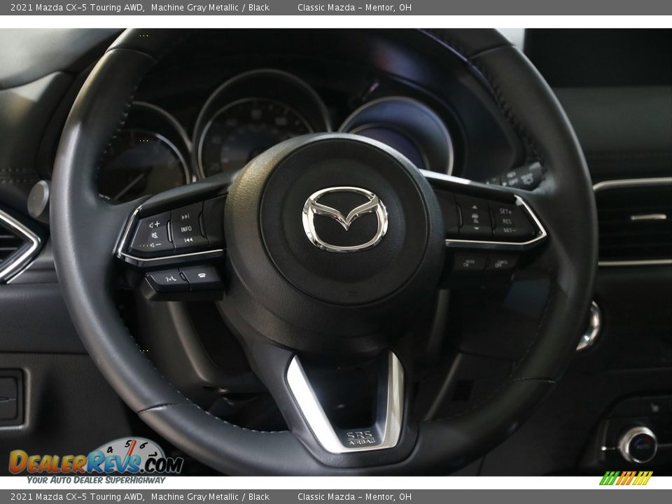 2021 Mazda CX-5 Touring AWD Machine Gray Metallic / Black Photo #7